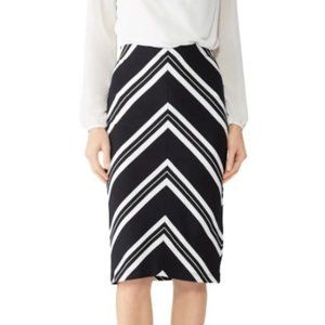 Trina Turk "Ashby" Stripe Stretch Pencil Pull On Skirt- Sz. XS